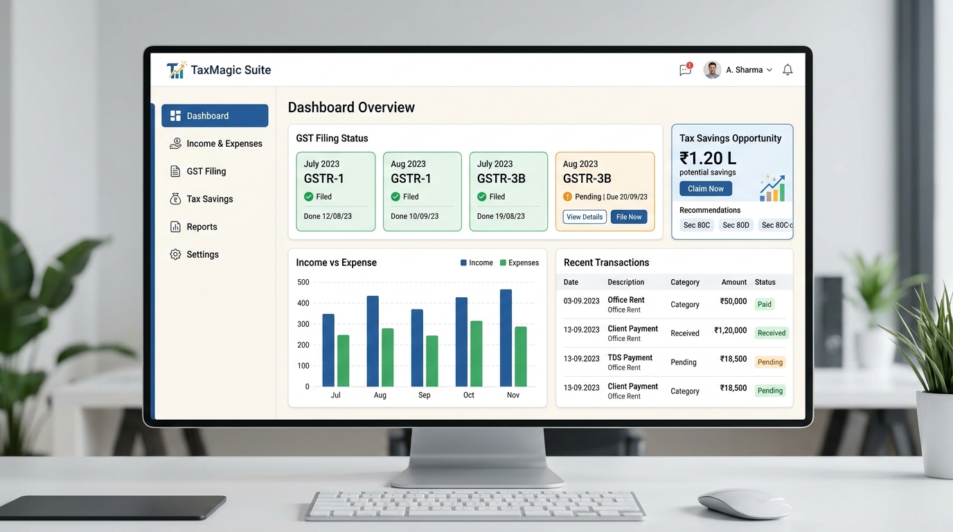 TaxMagic Accounting Dashboard